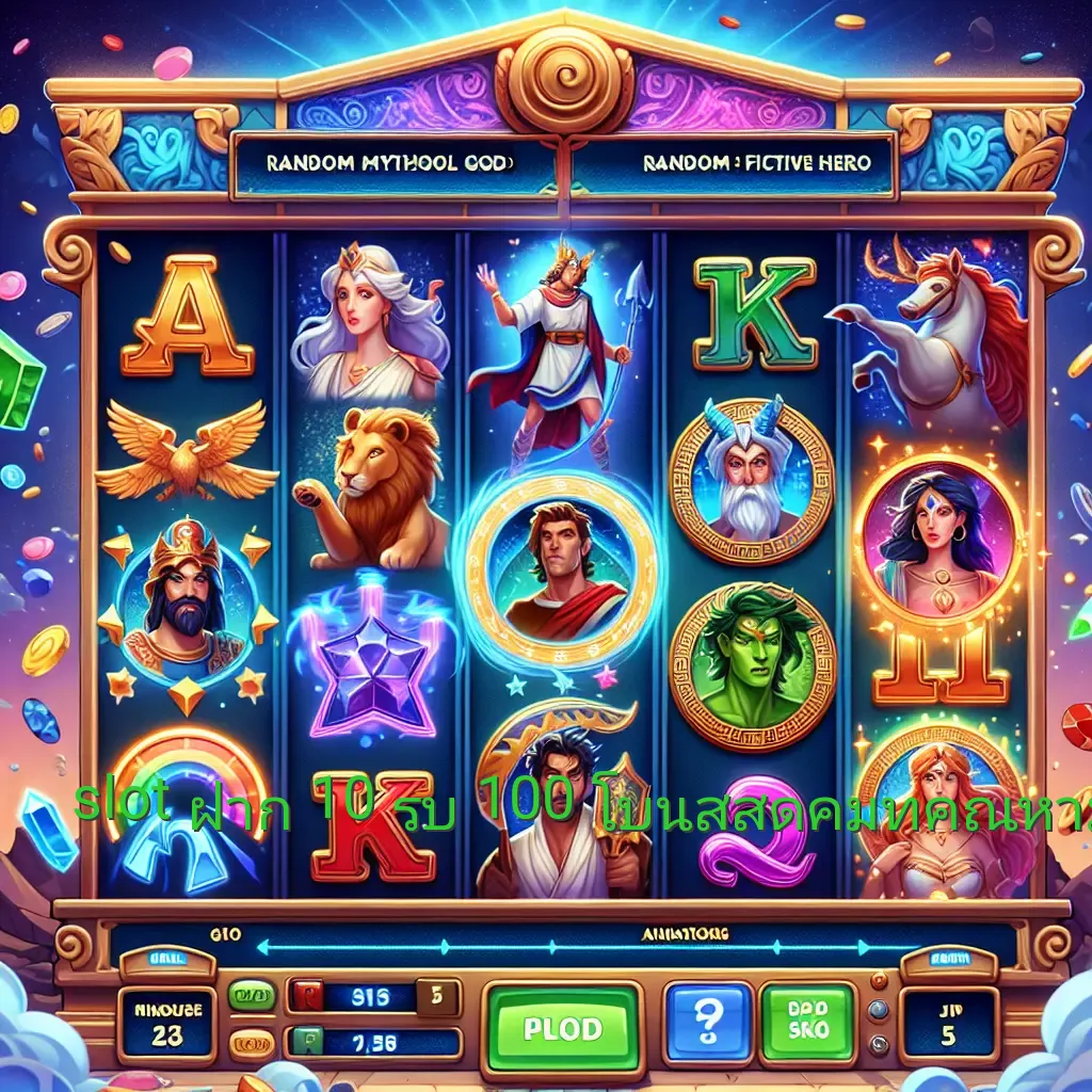 slot ฝาก 10 รับ 100: โบนัสสุดคุ้มที่คุณห้ามพลาด