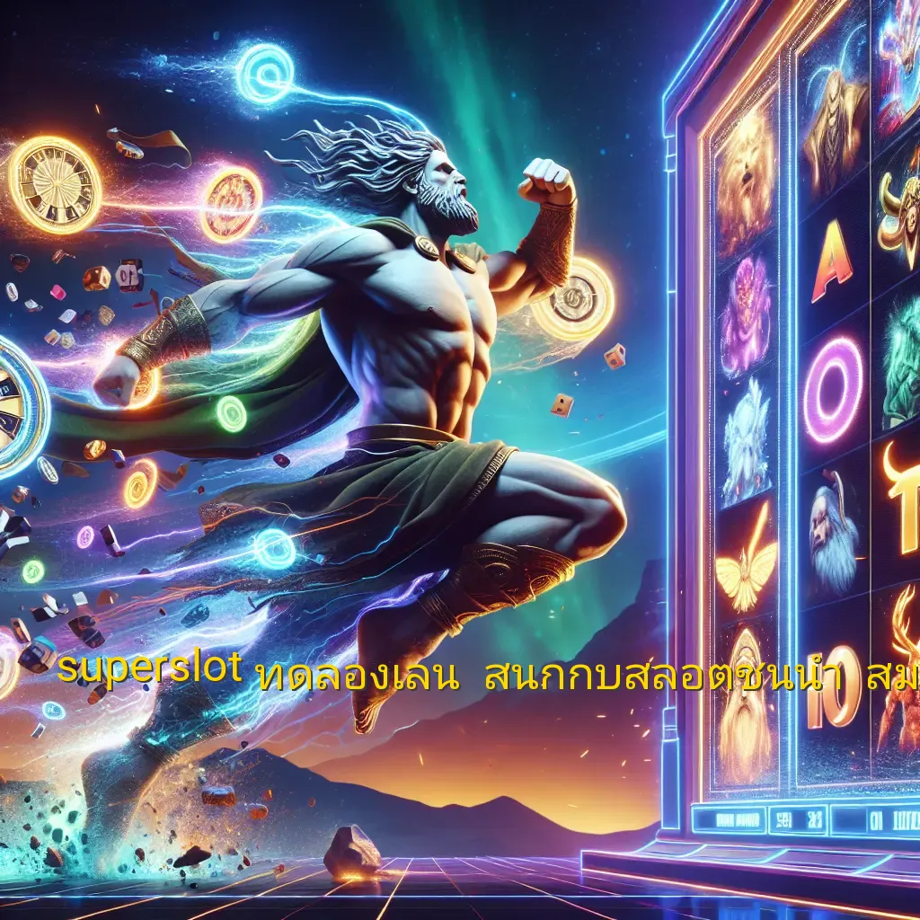 superslot ทดลองเล่น – สนุกกับสล็อตชั้นนำ สมัครวันนี้!