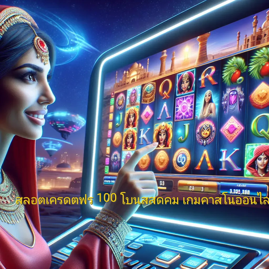 สล็อตเครดิตฟรี 100 โบนัสสุดคุ้ม เกมคาสิโนออนไลน์ยอดนิยม